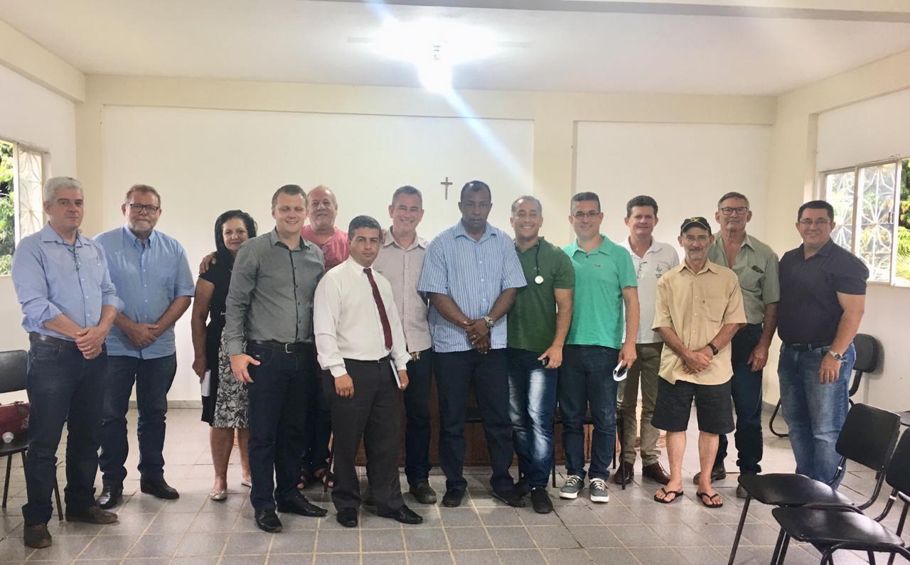 REUNIÃO COM OS LÍDERES RELIGIOSOS E REPRESENTANTES DA LOJA MAÇÔNICA FRATERNIDADE DE ITARANA