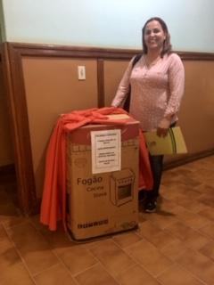 GANHADORA DO SORTEIO -AÇÃO ENTRE AMIGOS 2019 BENEFICENTE AO HOSPITAL SÃO BRAZ