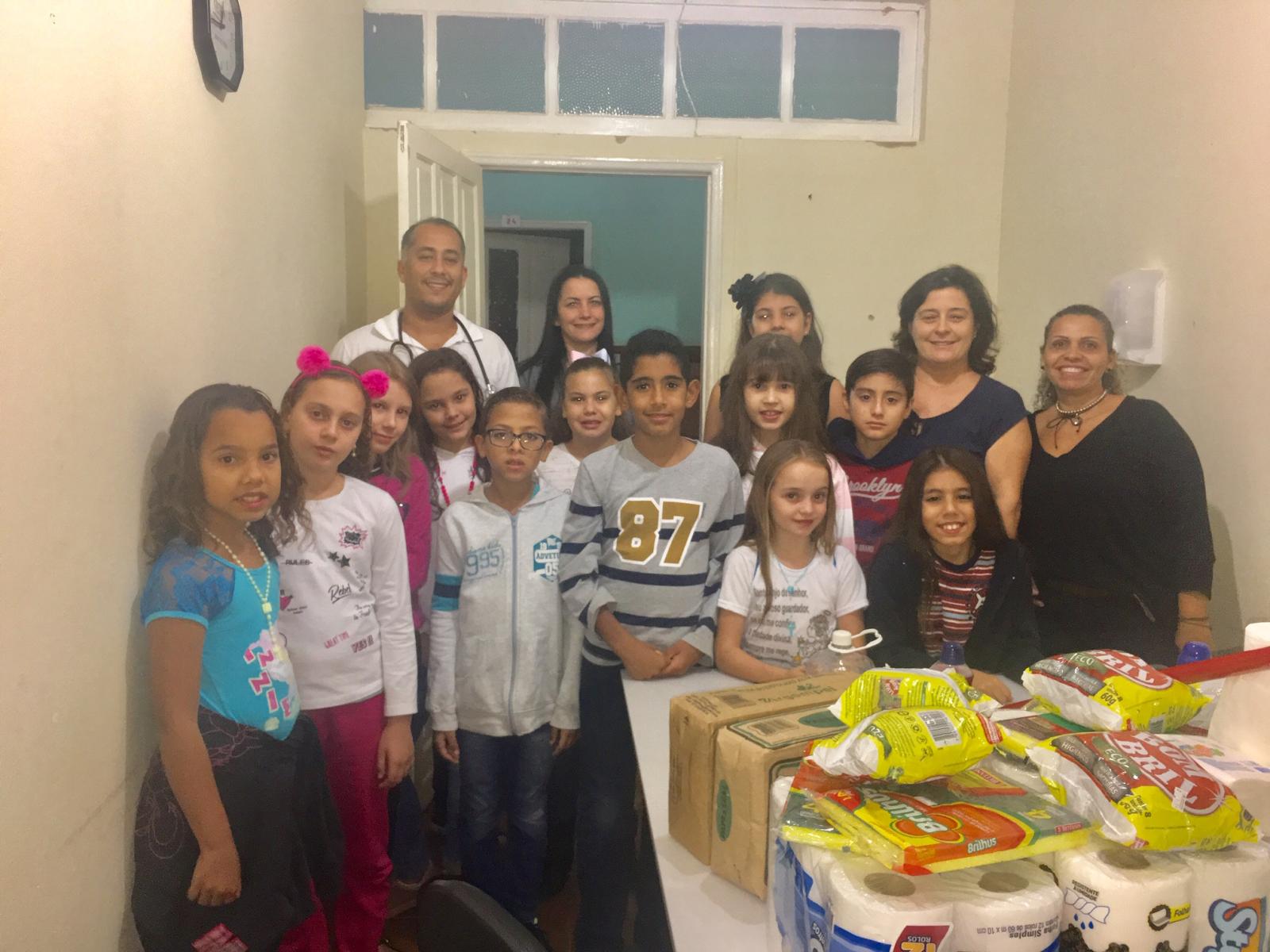DOAÇÕES TURMA DO 2º ANO DA CATEQUESE DA PARÓQUIA NOSSA SENHORA AUXILIADORA