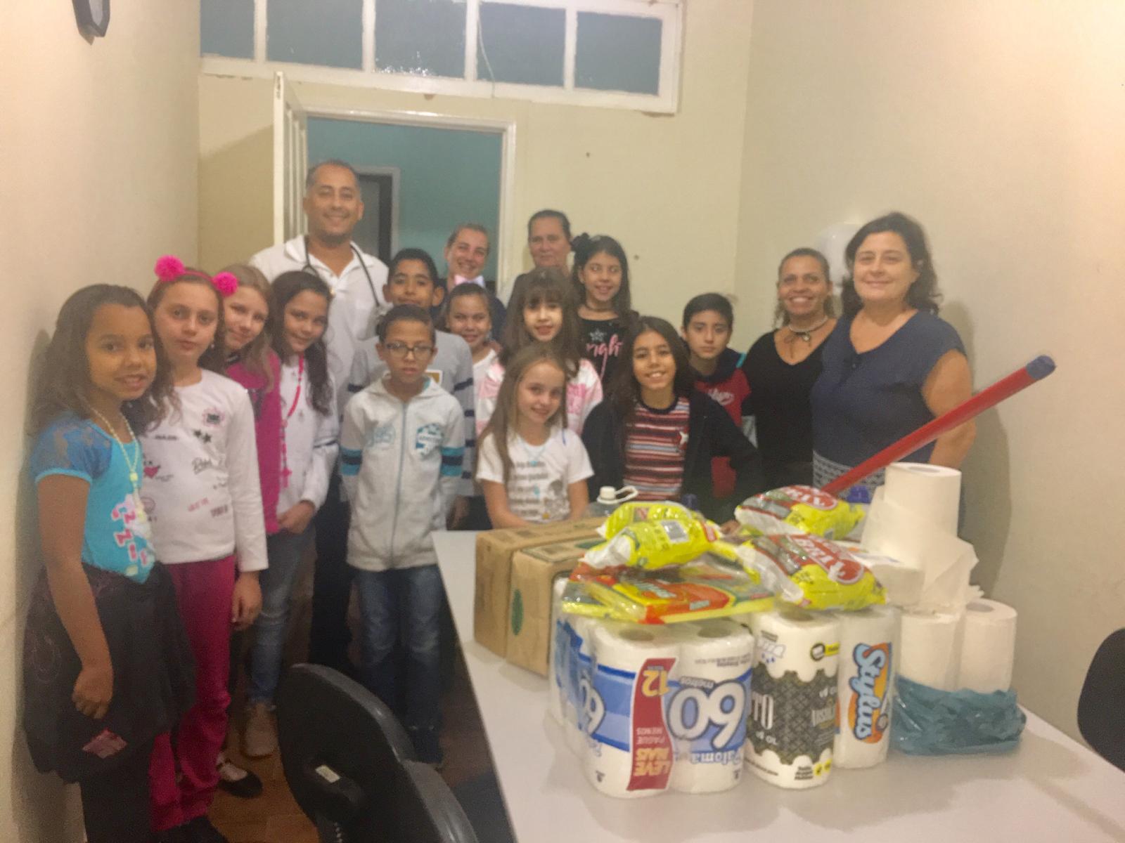 DOAÇÕES TURMA DO 2º ANO DA CATEQUESE DA PARÓQUIA NOSSA SENHORA AUXILIADORA