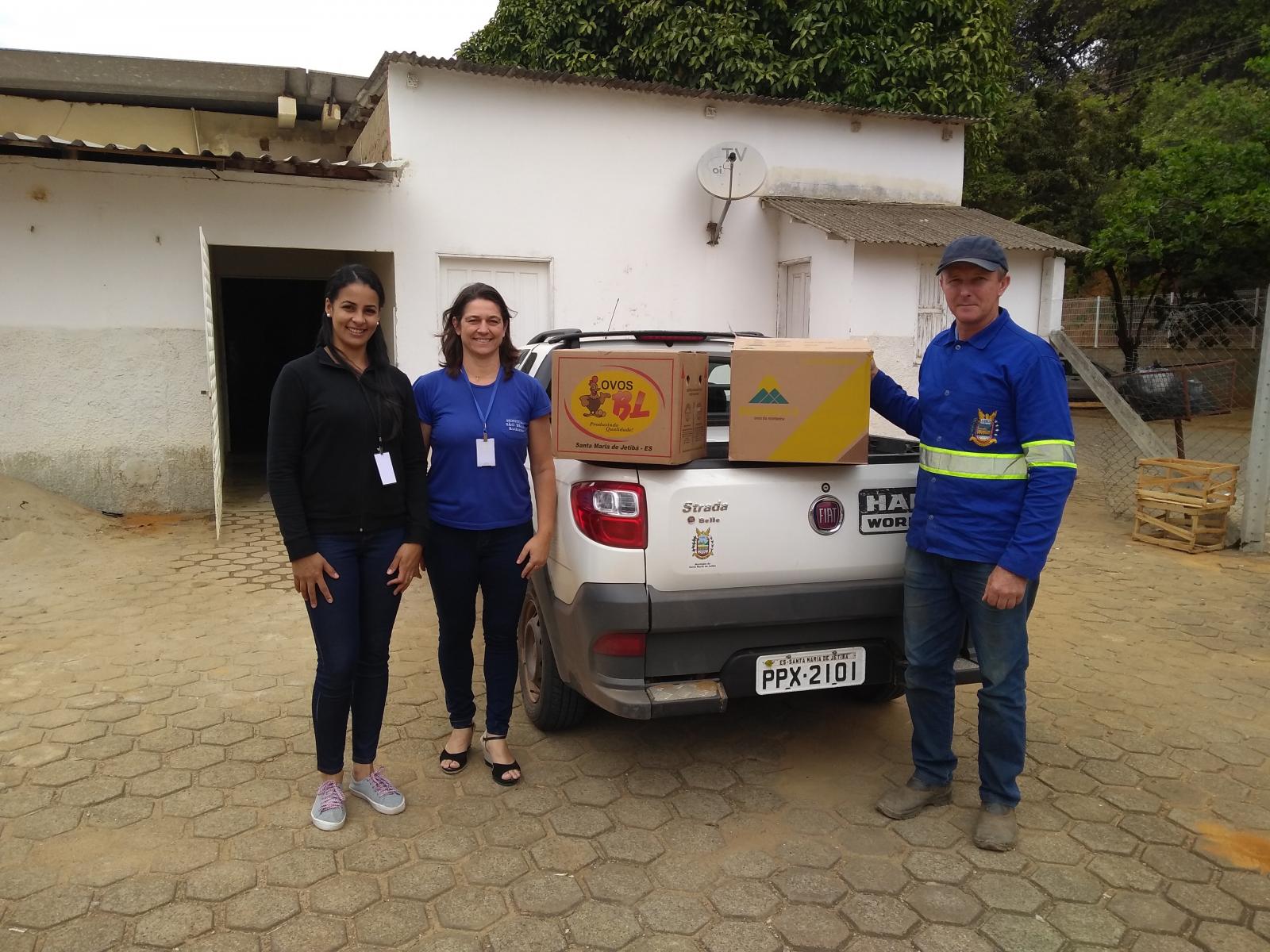DOAÇÃO DA  SECRETARIA DE MEIO AMBIENTE DE SANTA MARIA DE JETIBÁ