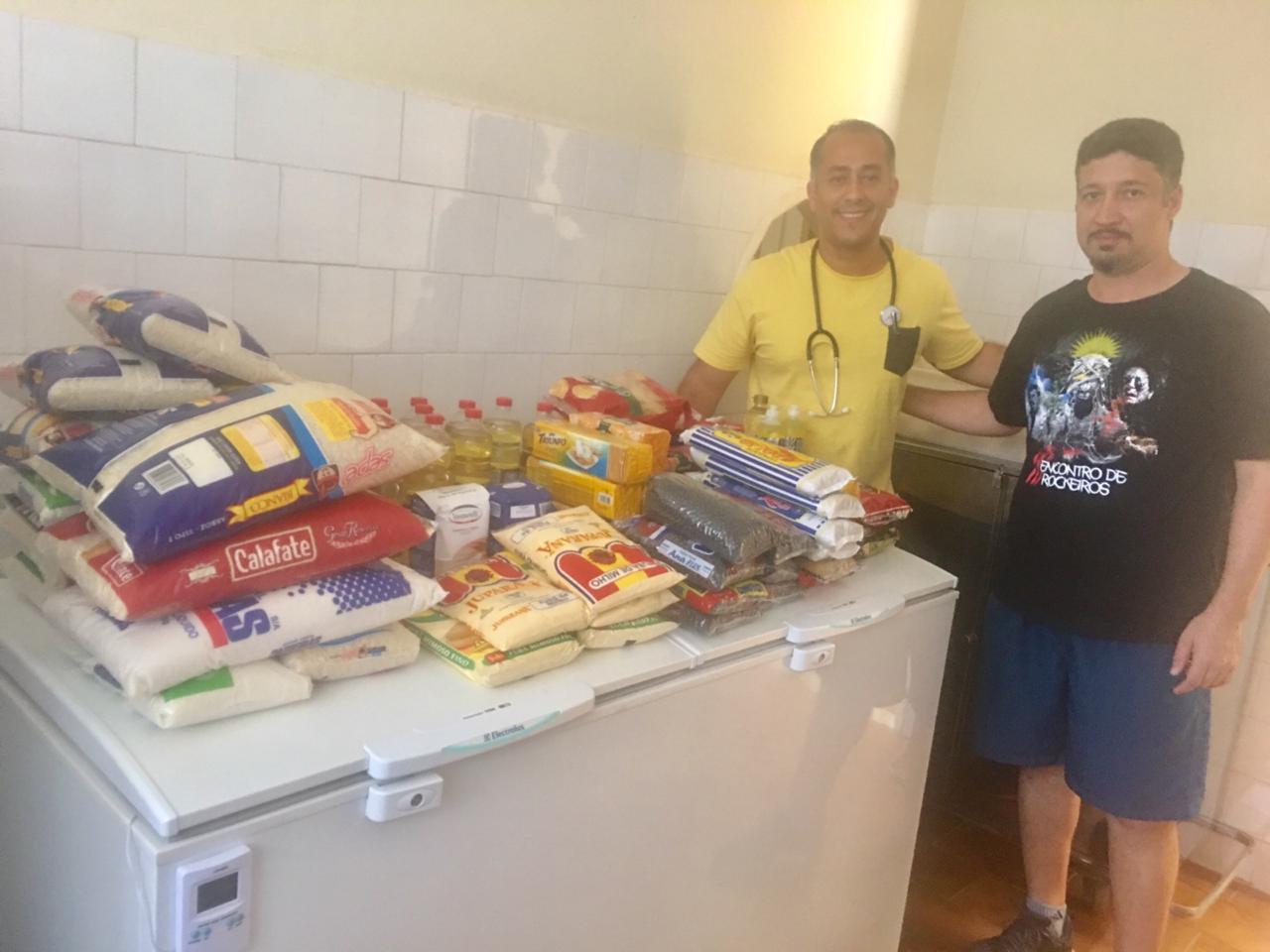 DOAÇÕES DE GÊNEROS ALIMENTÍCIOS DO 3º ENCONTRO DE ROCKEIROS DE ITARANA