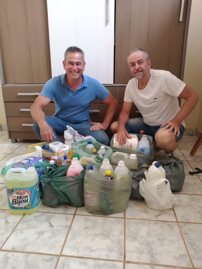 DOAÇÃO DE MATERIAIS  DE LIMPEZA