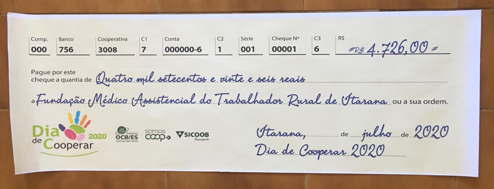 DIA DE COOPERAR 2020 ATITUDES SIMPLES MOVEM E TRANSFORMAM O MUNDO