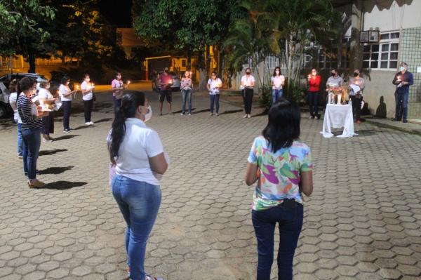 TERÇO DOS MINISTROS NO HOSPITAL SÃO BRAZ "MOMENTO DE FÉ E ESPERAÇA POR DIAS MELHORES"